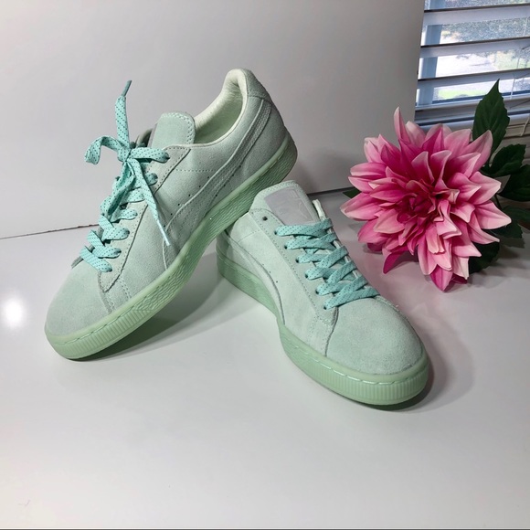 Puma Classic Sneaker Suede Teal size 8 - Picture 2 of 8